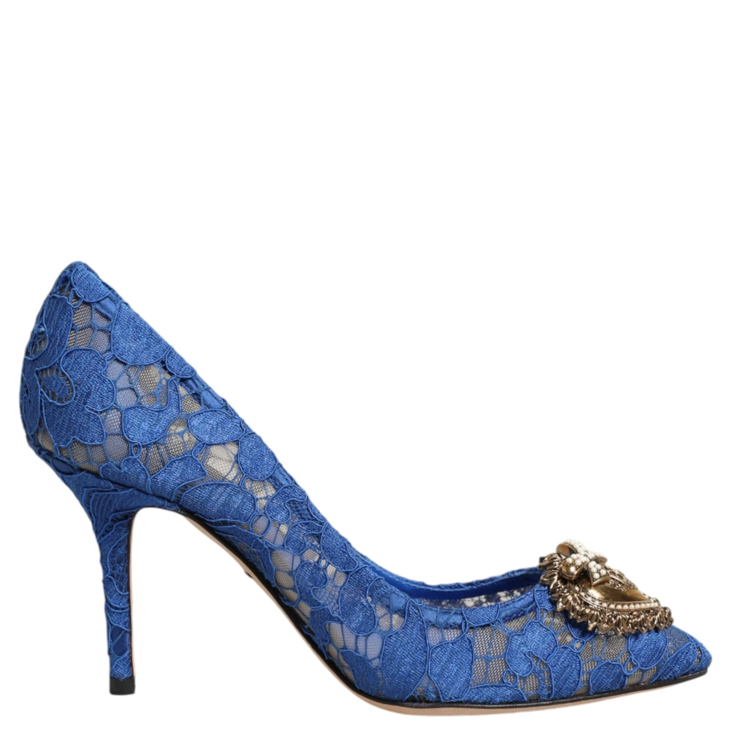 Blue Taormina Lace DEVOTION Pumps Shoes \
