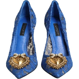 Blue Taormina Lace DEVOTION Pumps Shoes \