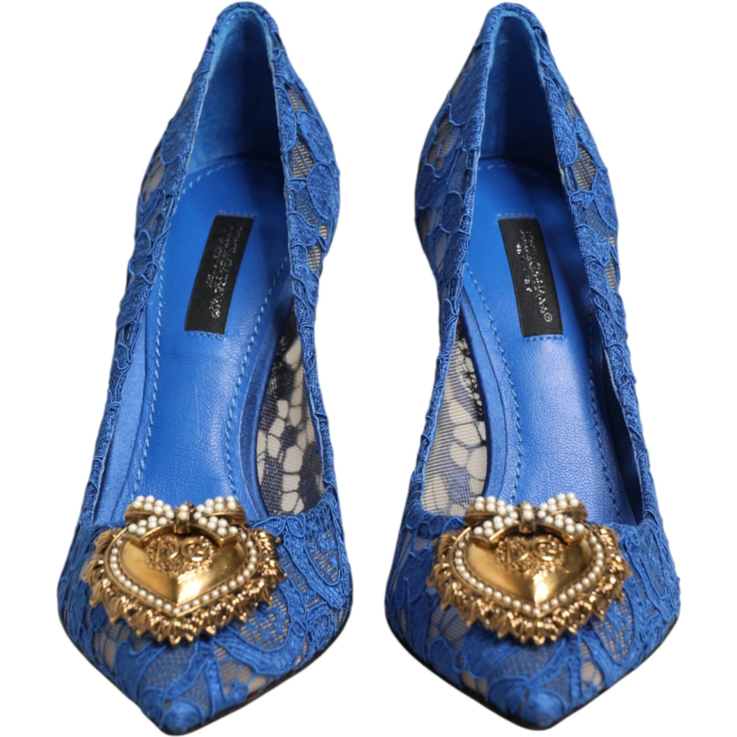 Blue Taormina Lace DEVOTION Pumps Shoes \