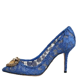 Blue Taormina Lace DEVOTION Pumps Shoes \