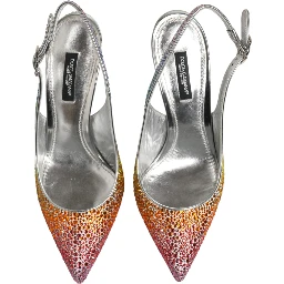 Multicolor Sequin Slingback Pumps Shoes