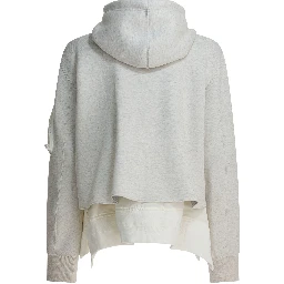Cotton zippered sweatshirt
