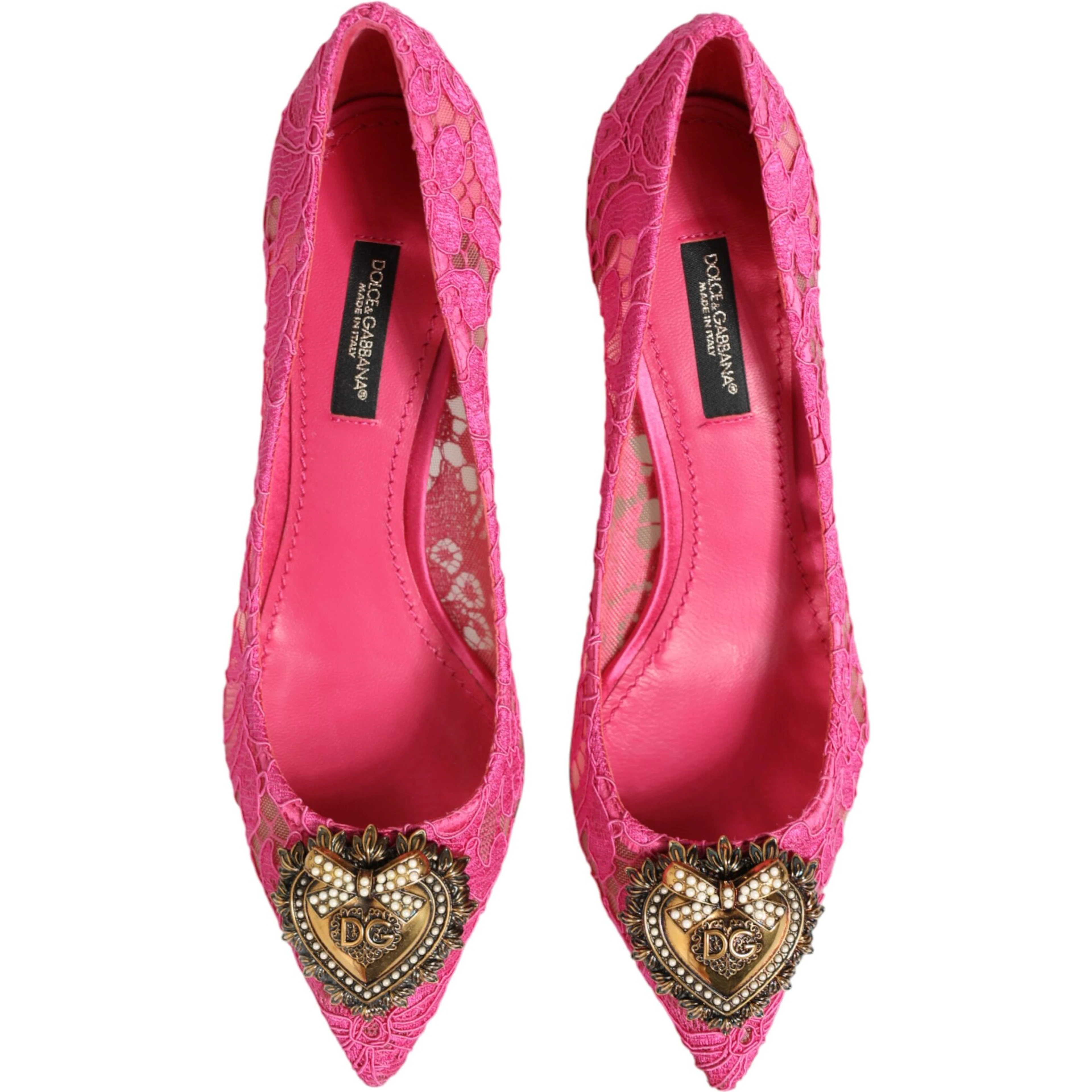 Pink Taormina Lace DEVOTION Pumps Shoes