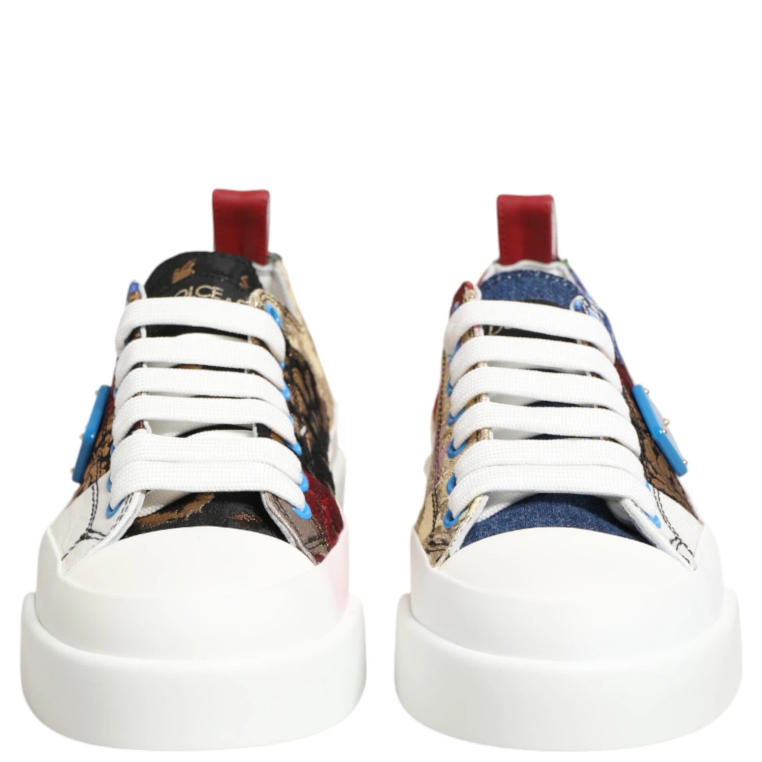 Multicolor Patchwork Low Top Sneakers Shoes