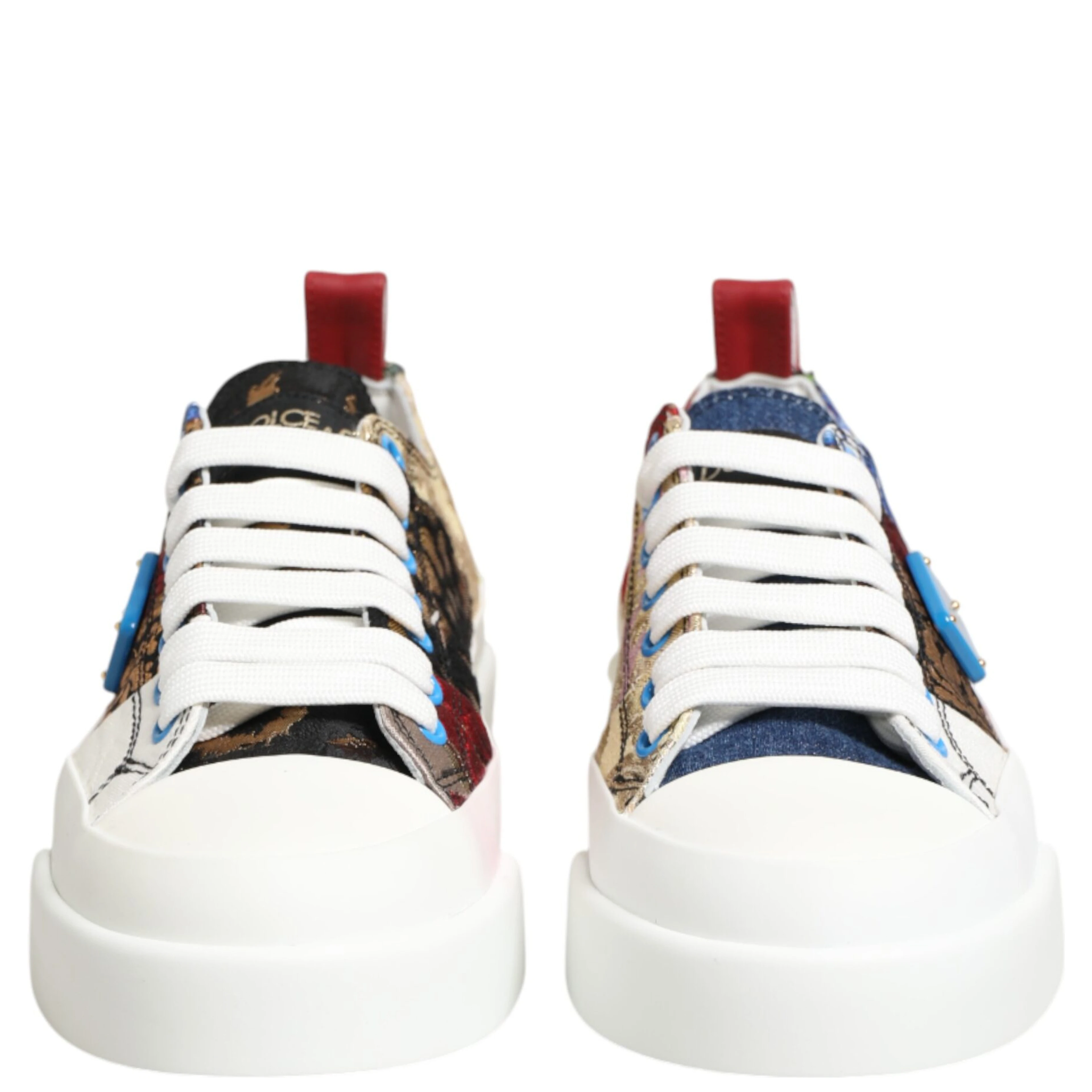 Multicolor Patchwork Low Top Sneakers Shoes