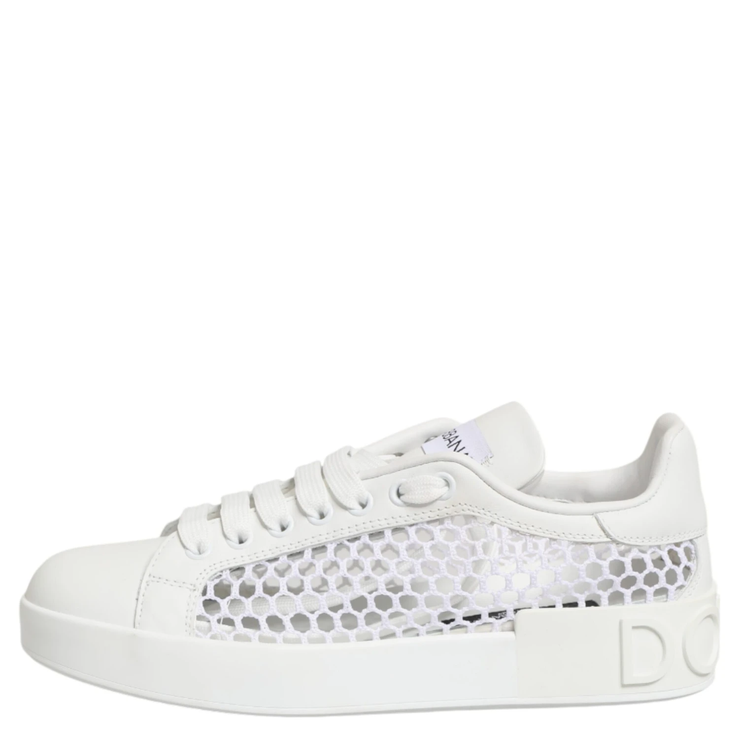 White Mesh Inserts Low Top Sneakers Shoes