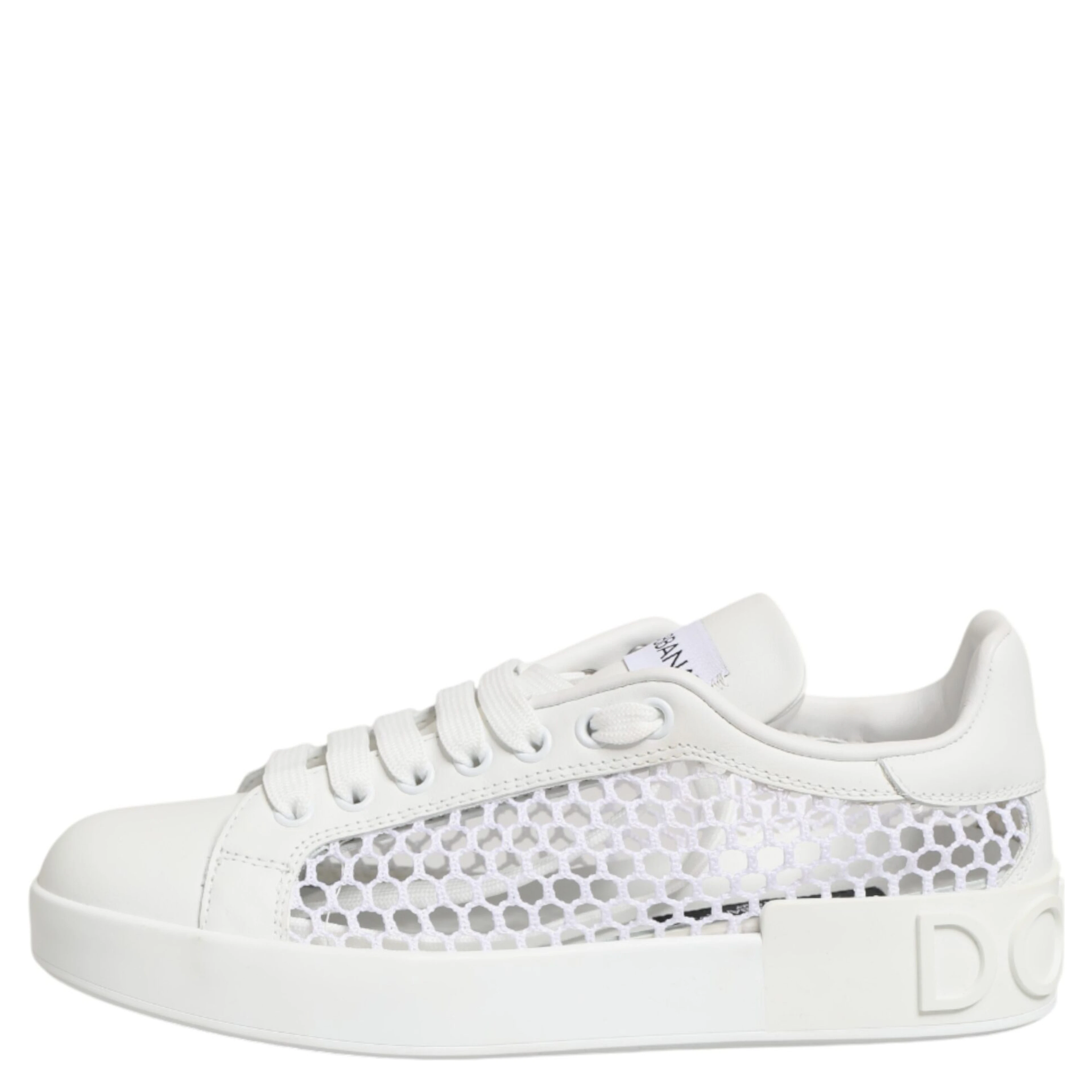 White Mesh Inserts Low Top Sneakers Shoes