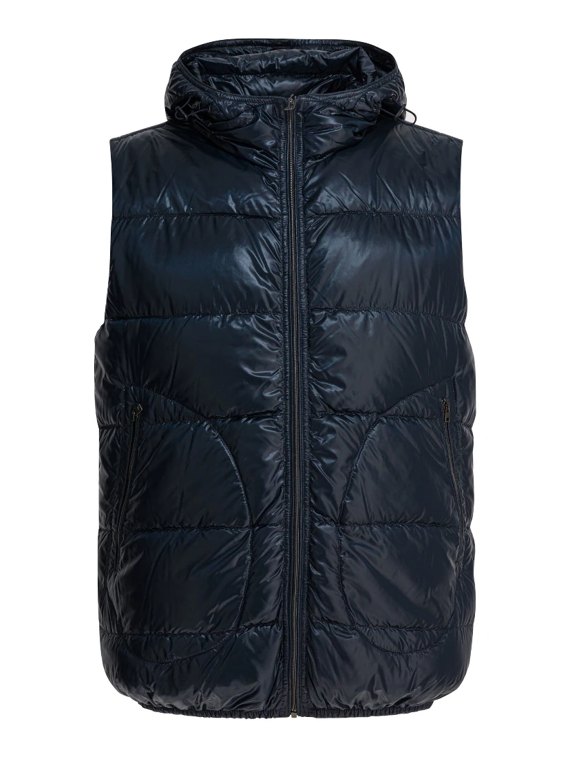 Nylon sleeveless jacket