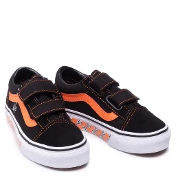 SNEAKER "OLD SKOOL (GLOW CHECKERBOARD WEB)"