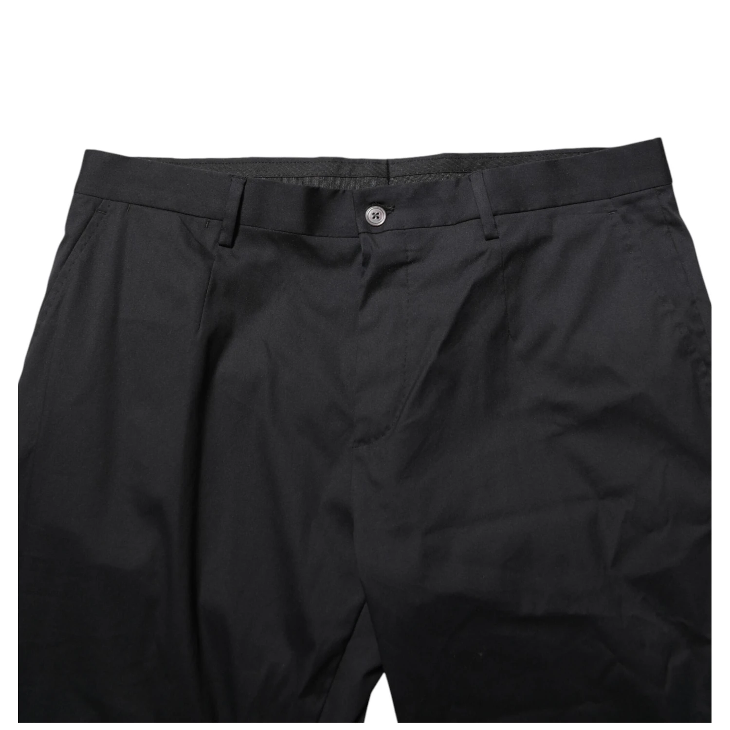 Black Cotton Formal Dress Men Trouser Pants