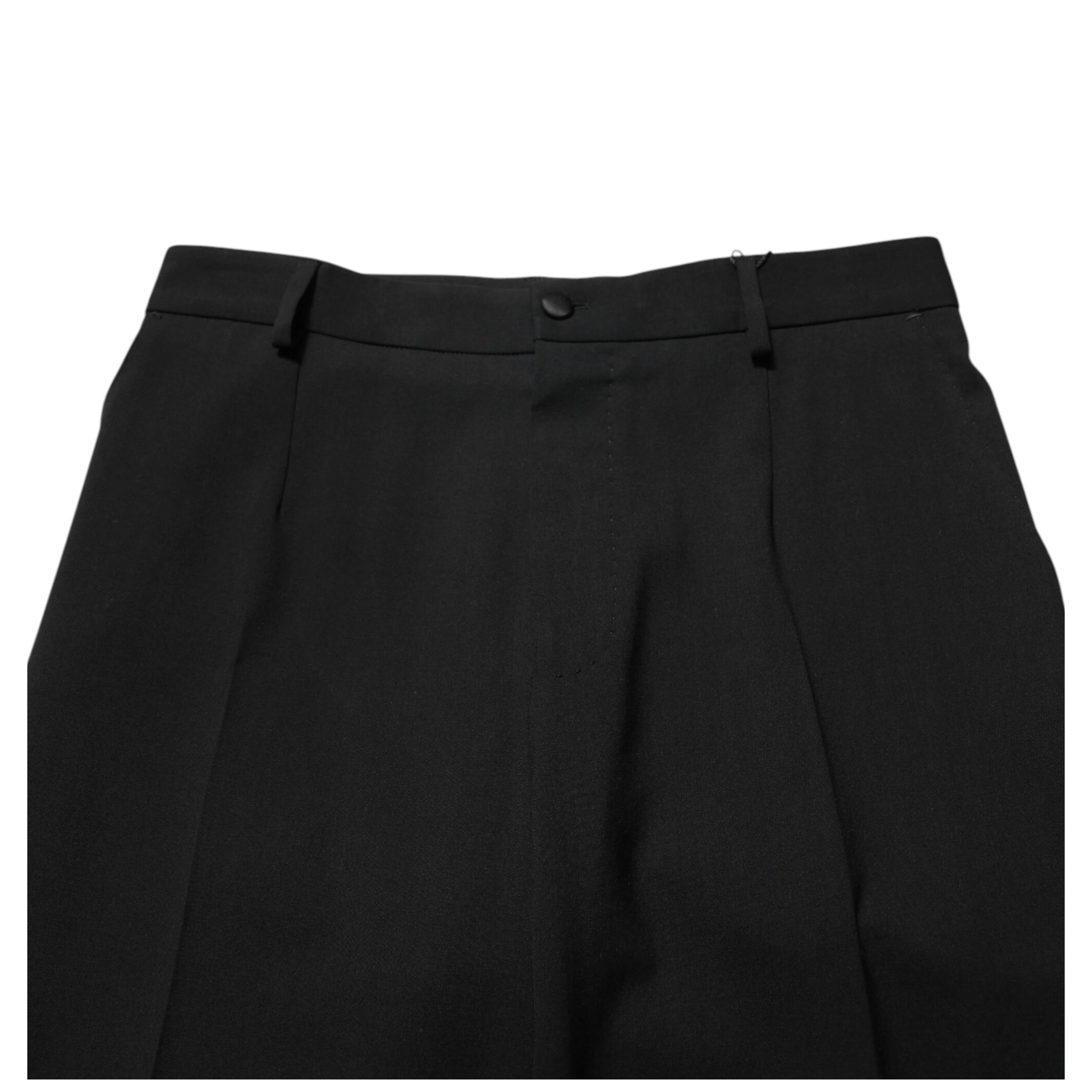 Black Wool Formal Dress Men Trouser Pants