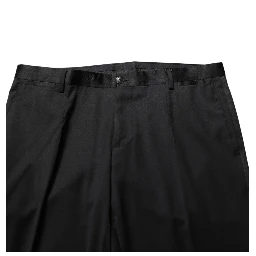 Black Wool Formal Dress Men Trouser Pants