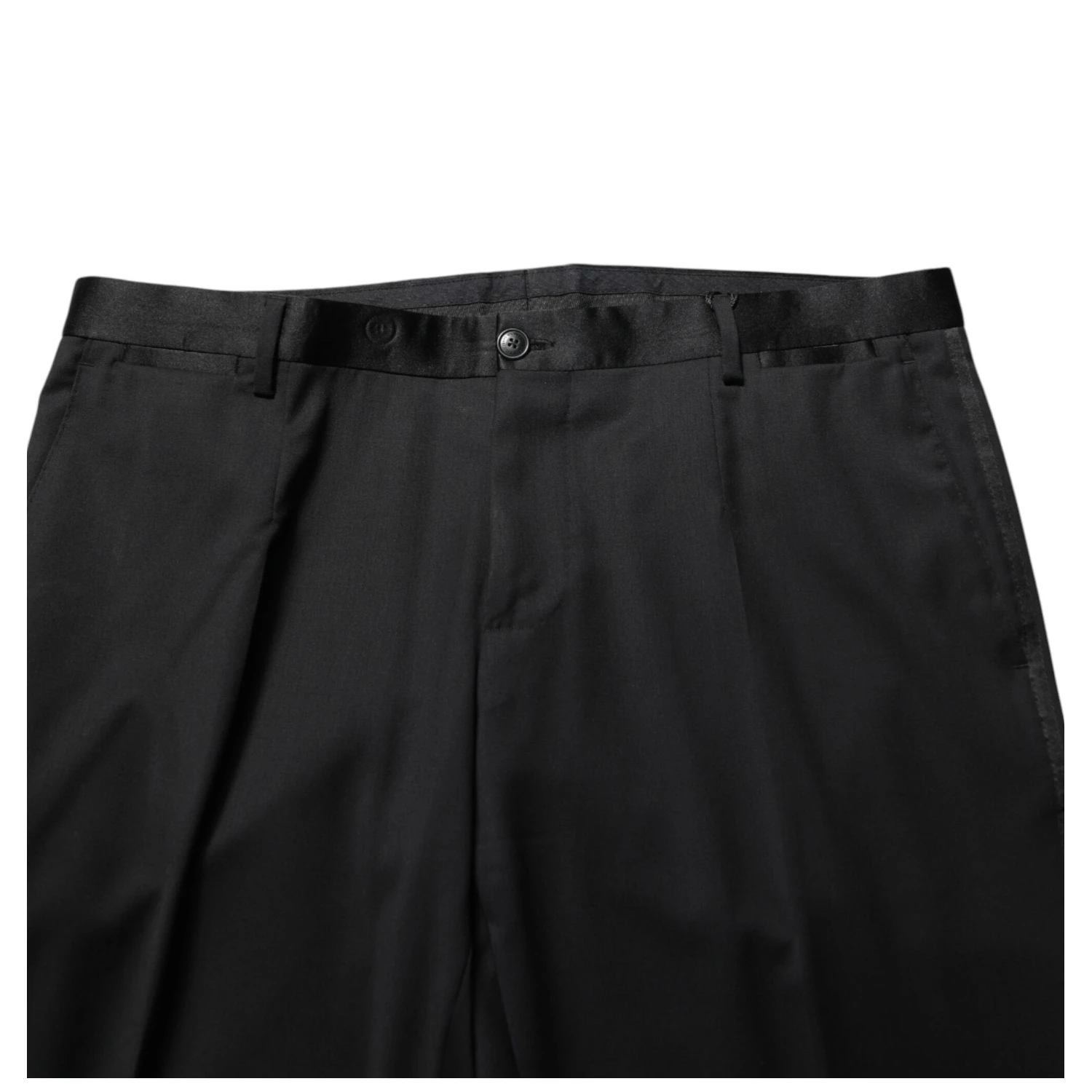 Black Wool Formal Dress Men Trouser Pants