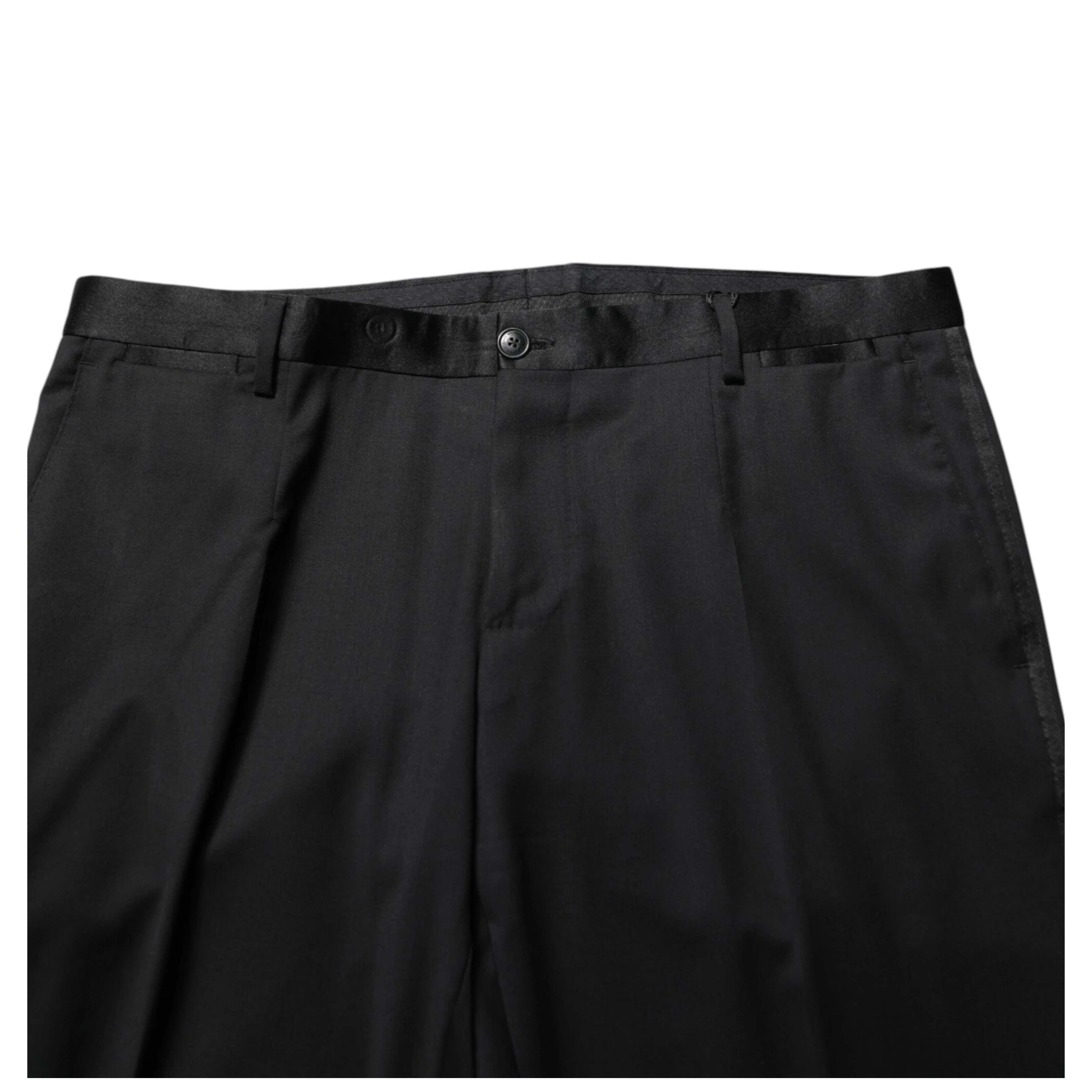 Black Wool Formal Dress Men Trouser Pants