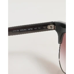 Black Pink Mirrored Cat Eye Sequined Sunglasses