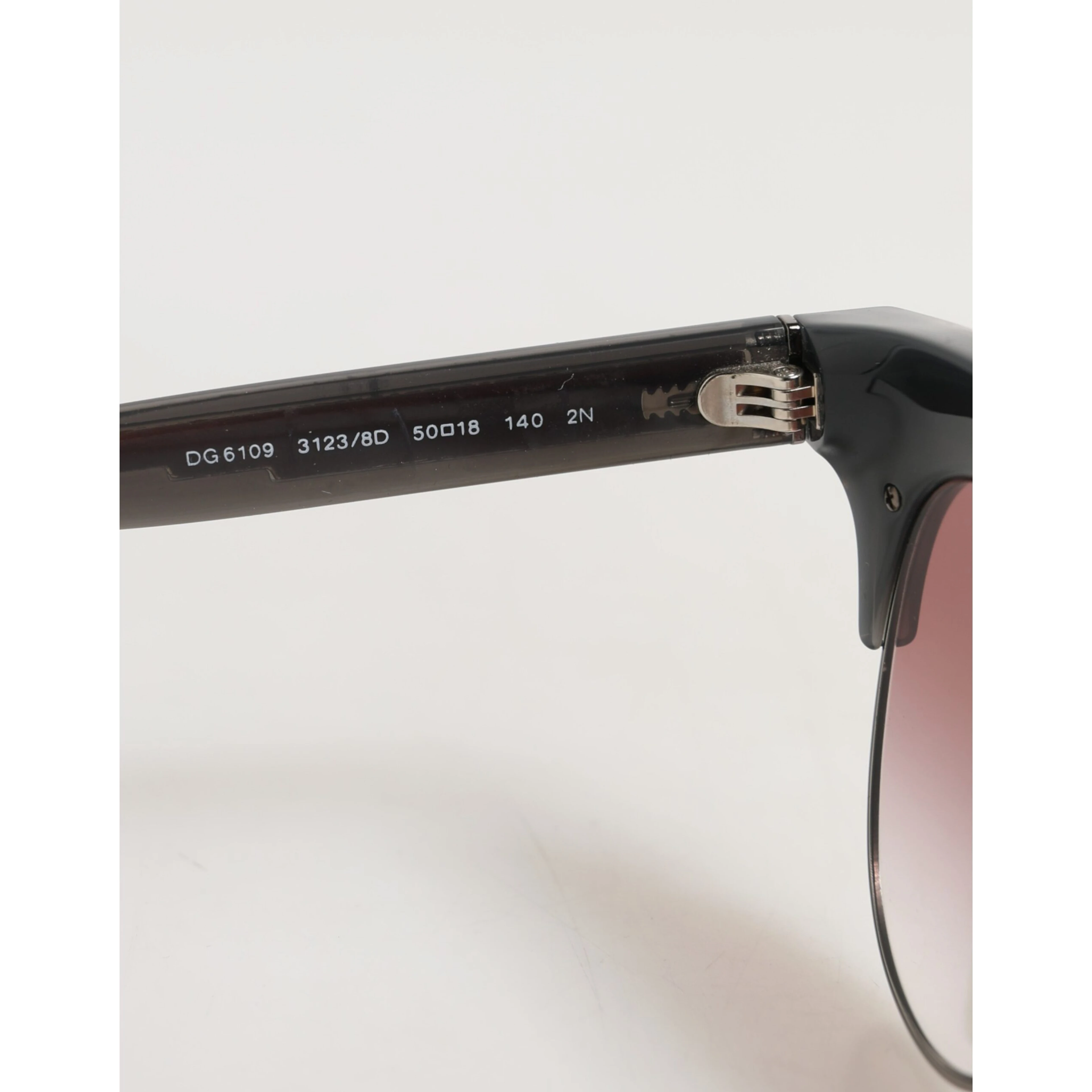 Black Pink Mirrored Cat Eye Sequined Sunglasses
