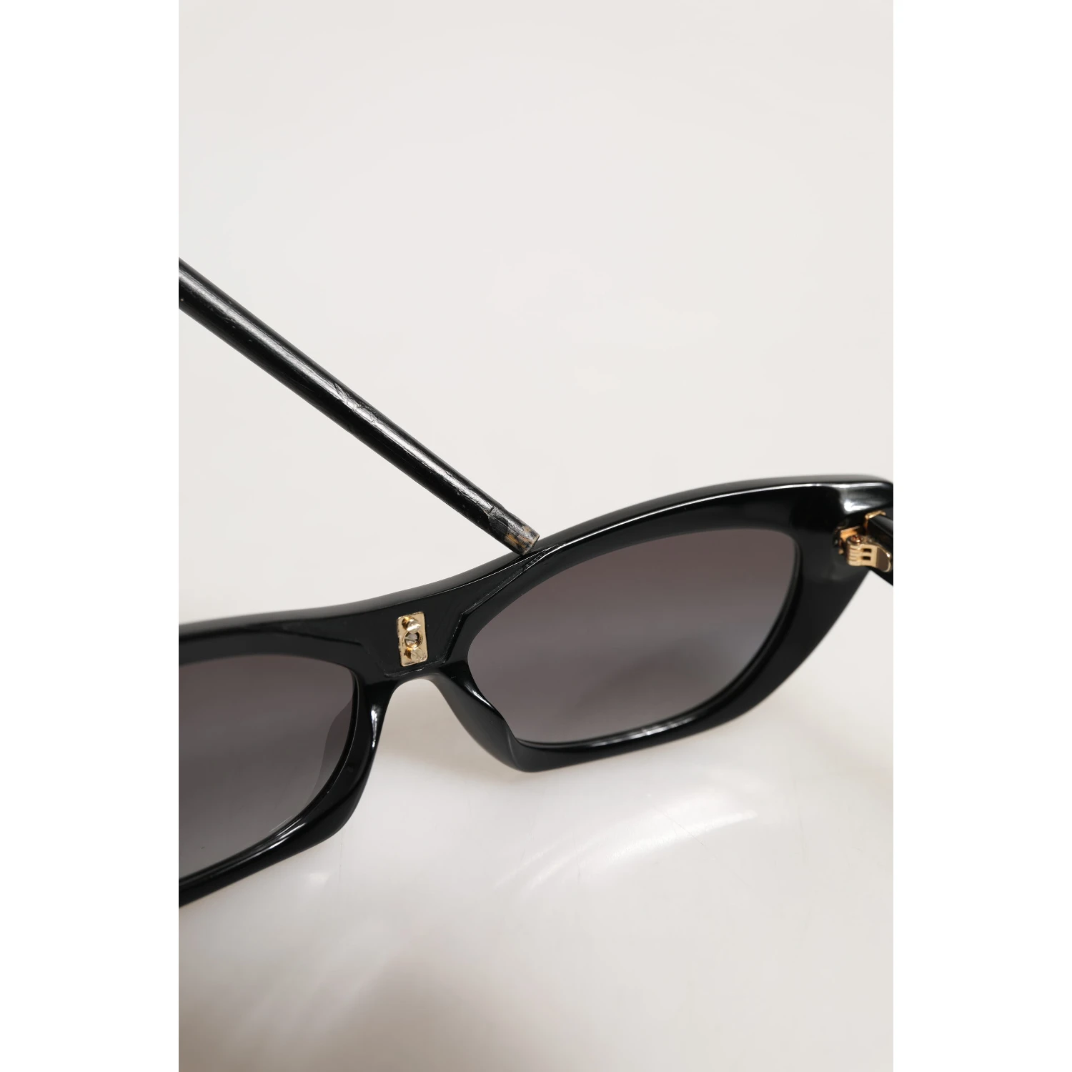 Black Re-Edition DNA Cat-Eye Frame Sunglasses