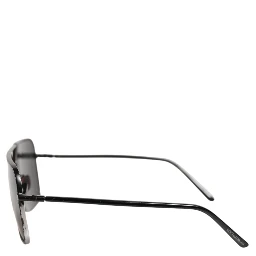 Black Metal Frame Square Lenses Shades Eyewear Sunglasses