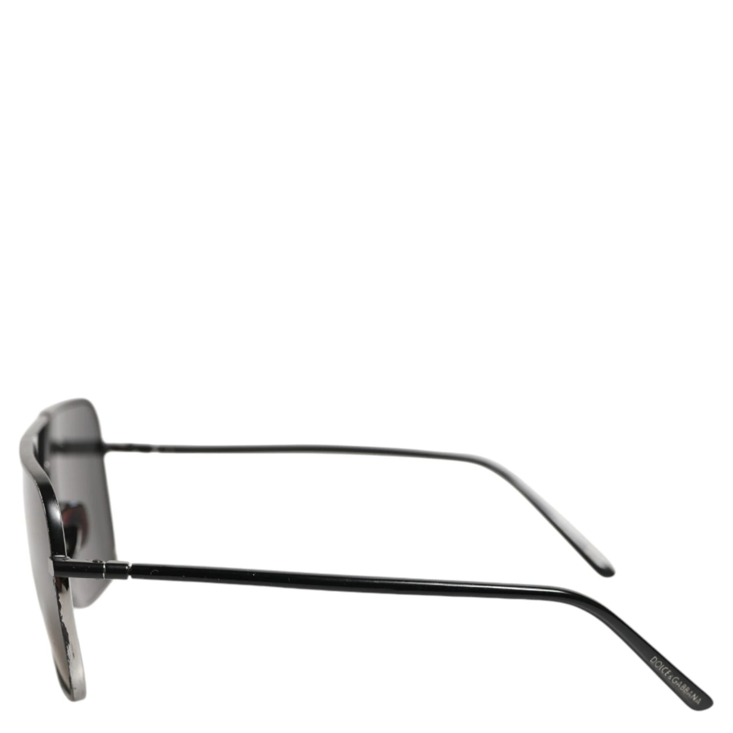 Black Metal Frame Square Lenses Shades Eyewear Sunglasses
