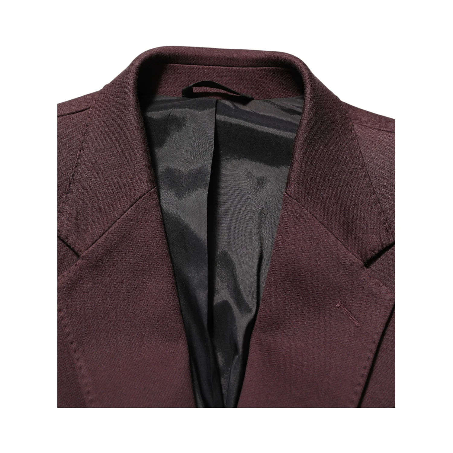 Maroon Cotton 2 Buttons Suit Jacket Blazer