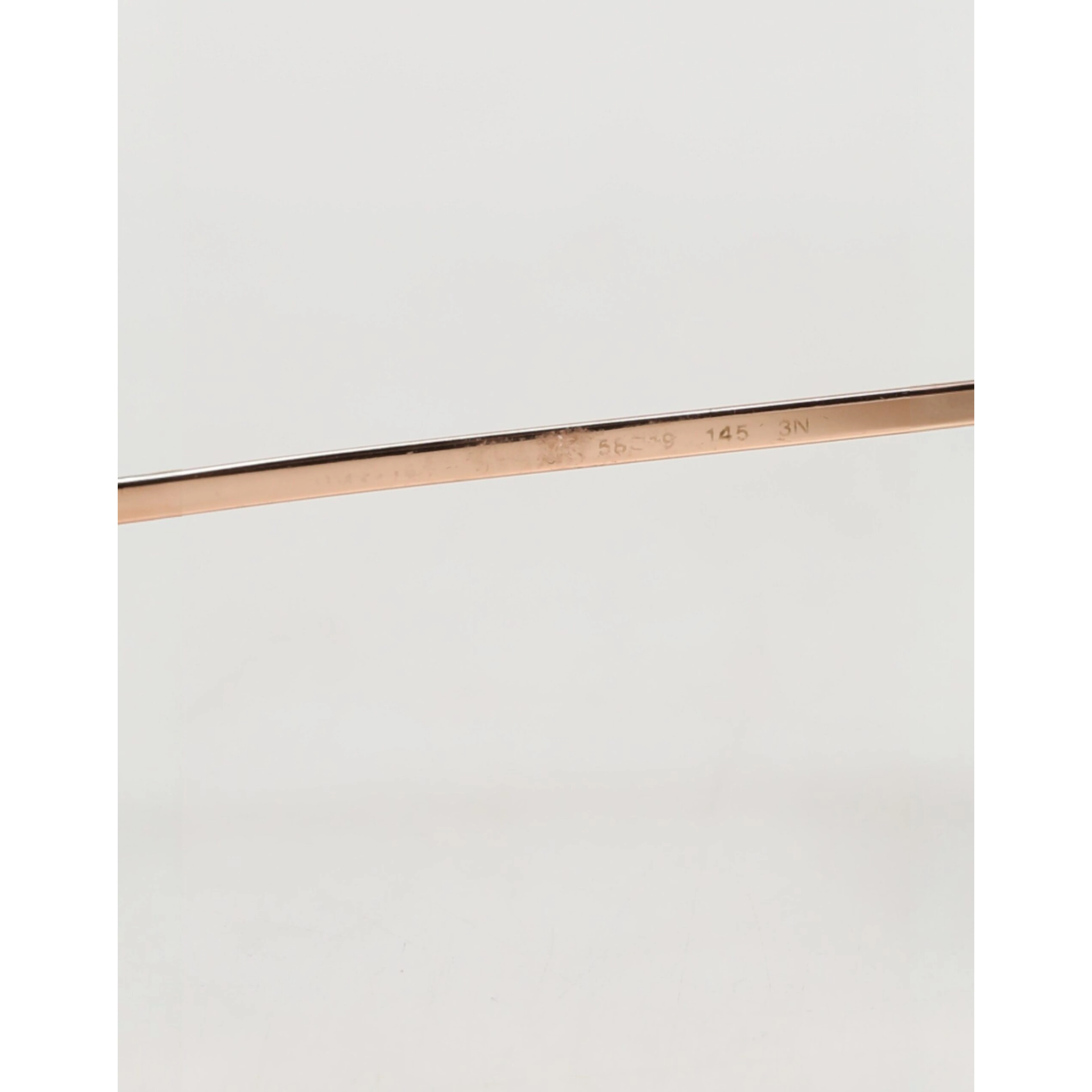Rose Gold Plated Round Lenses Shades Eyewear Sunglasses