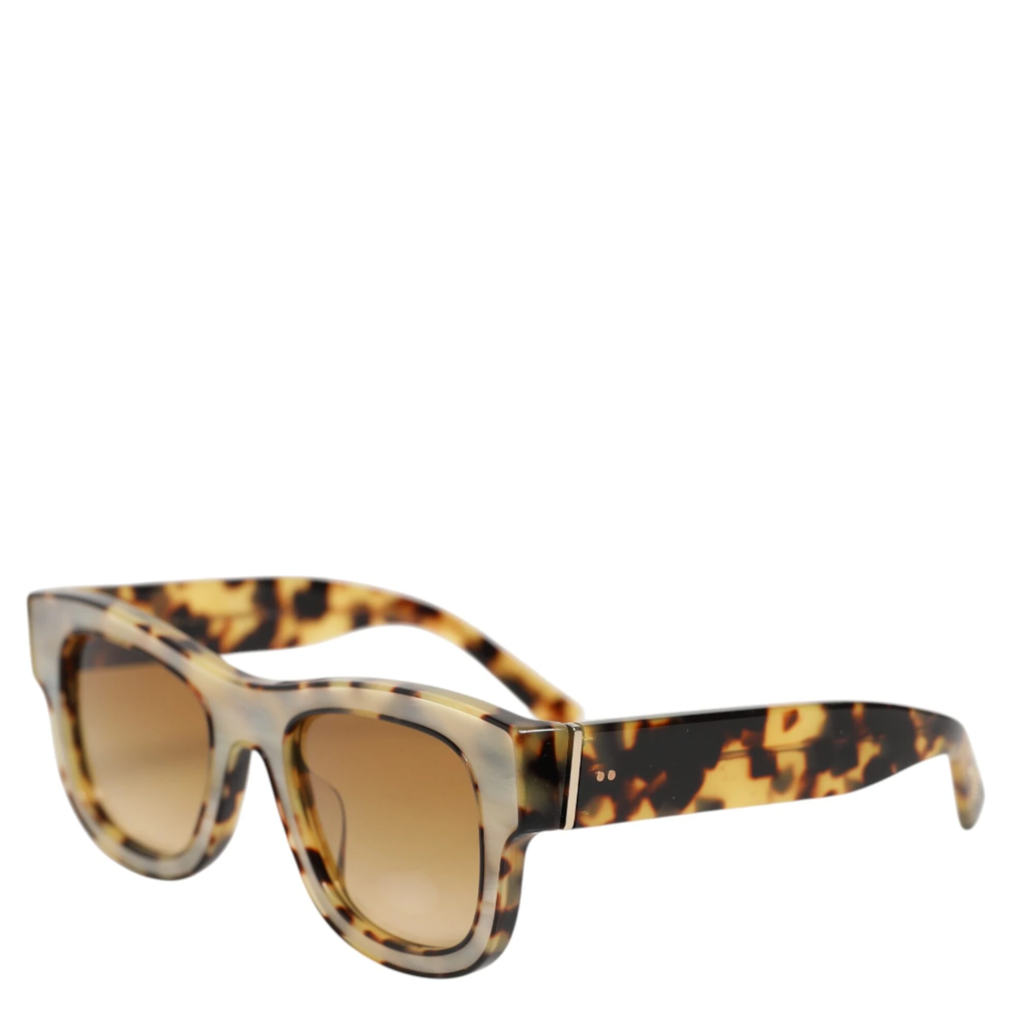 DG4379F White Tortoiseshell Gradient Acetate Shades Sunglasses