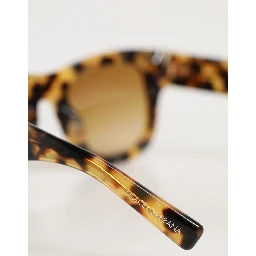 DG4379F White Tortoiseshell Gradient Acetate Shades Sunglasses