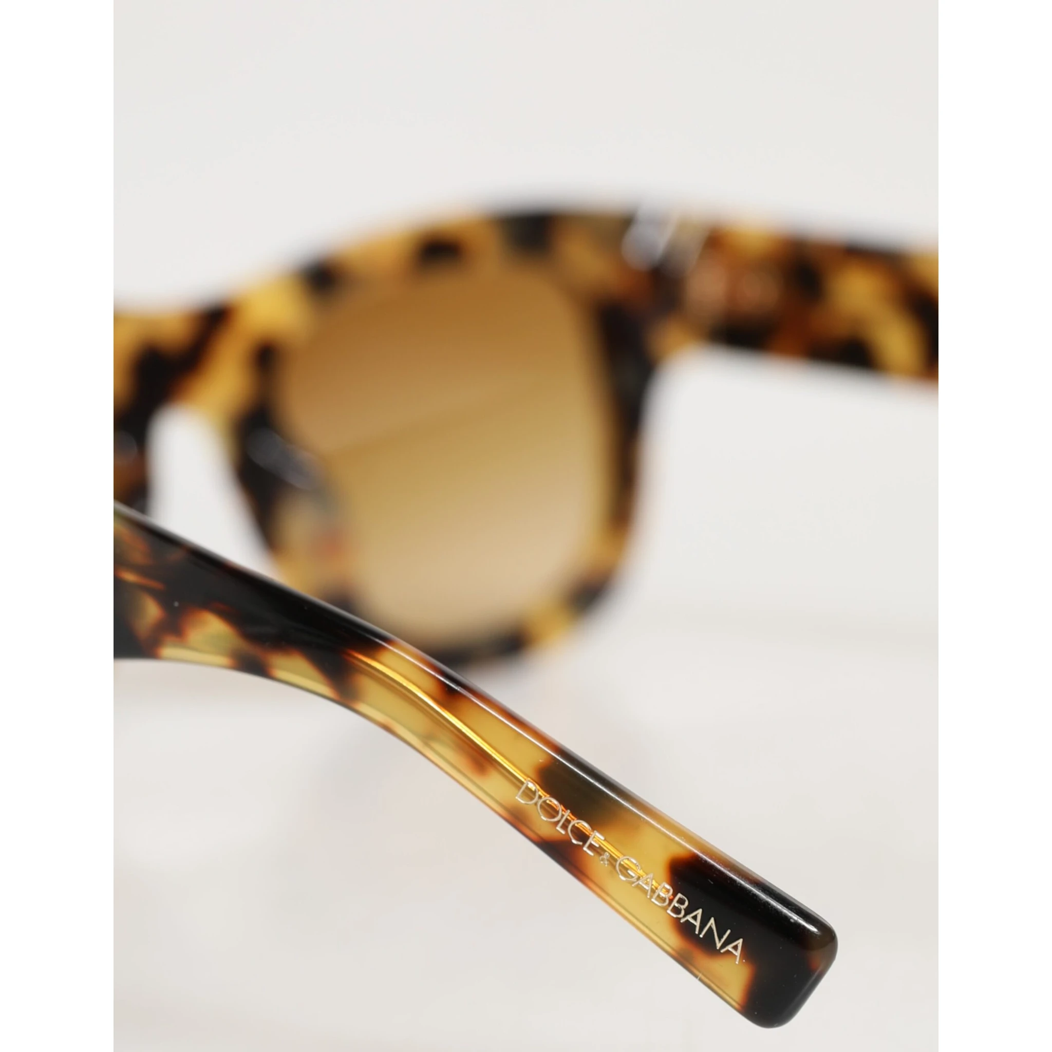 DG4379F White Tortoiseshell Gradient Acetate Shades Sunglasses