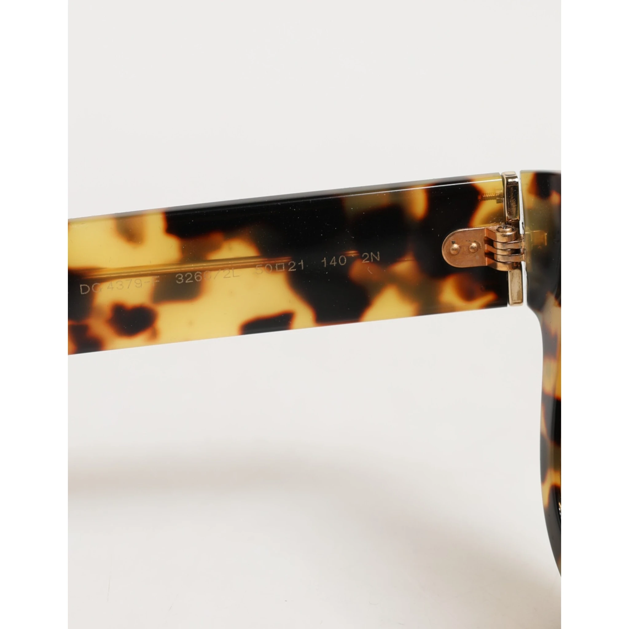 DG4379F White Tortoiseshell Gradient Acetate Shades Sunglasses