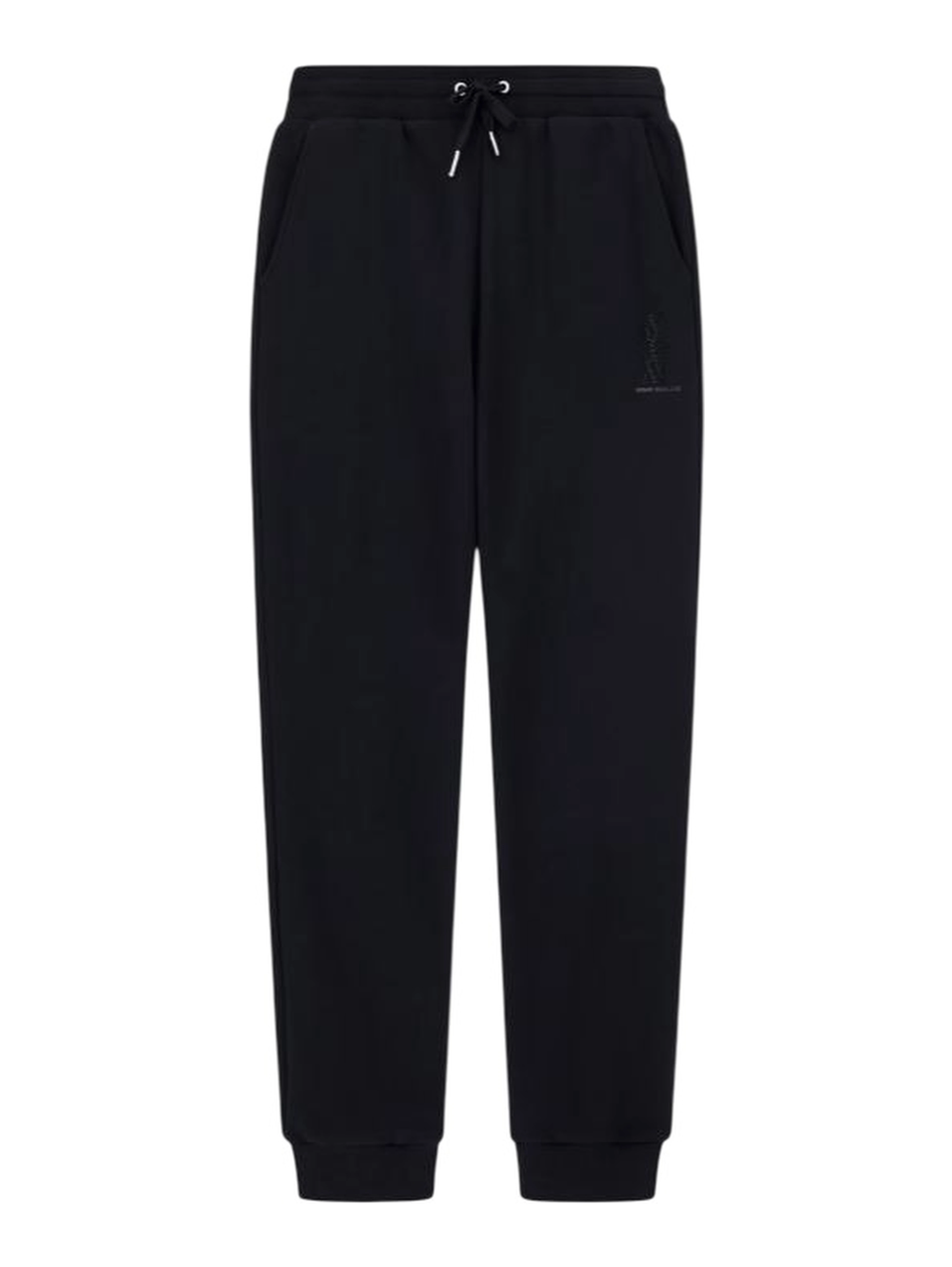 Black Armani Exchange jogger trousers