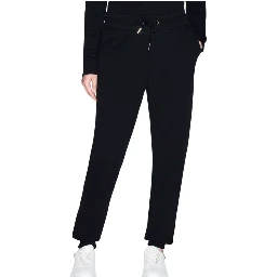 Black Armani Exchange jogger trousers