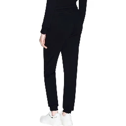 Black Armani Exchange jogger trousers