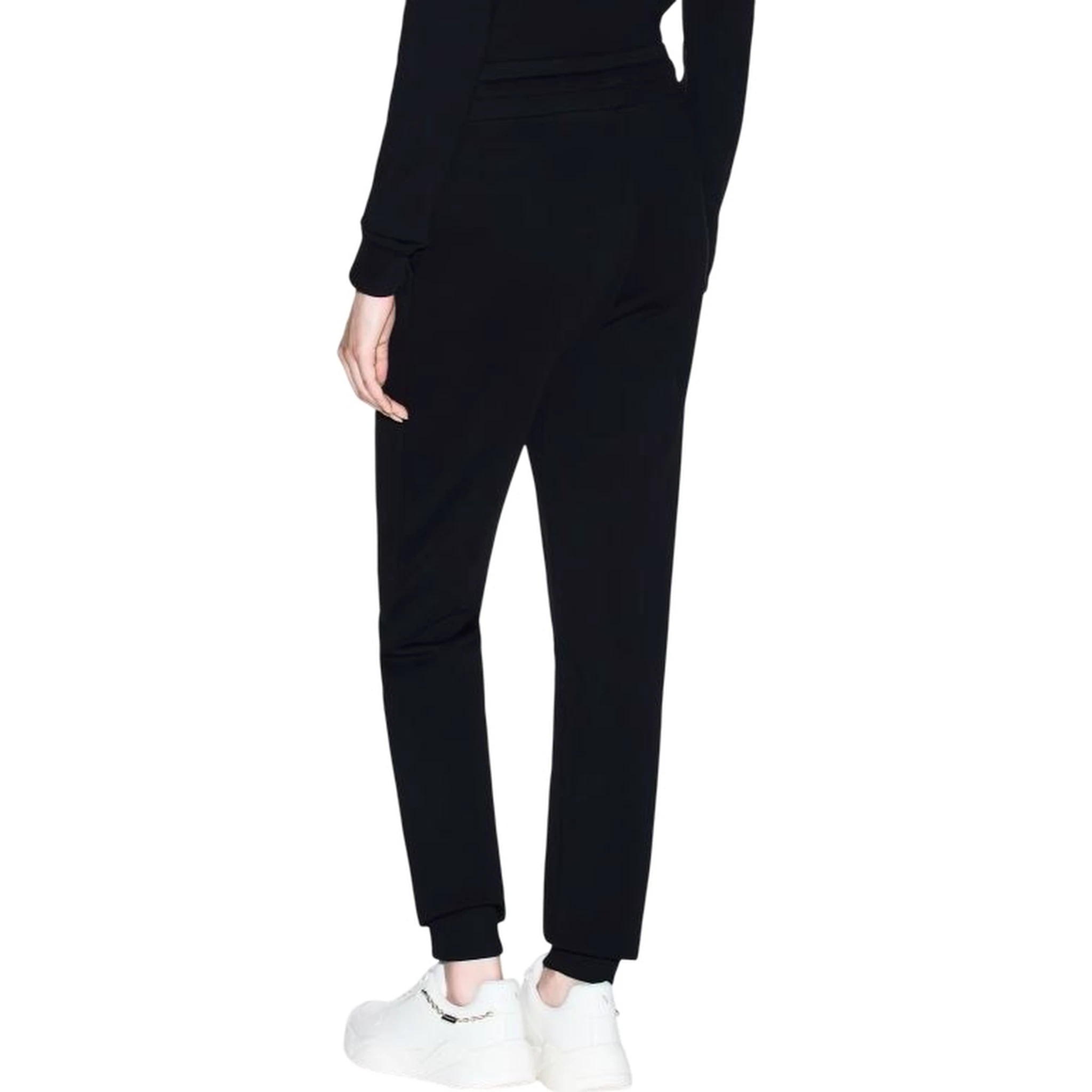 Black Armani Exchange jogger trousers