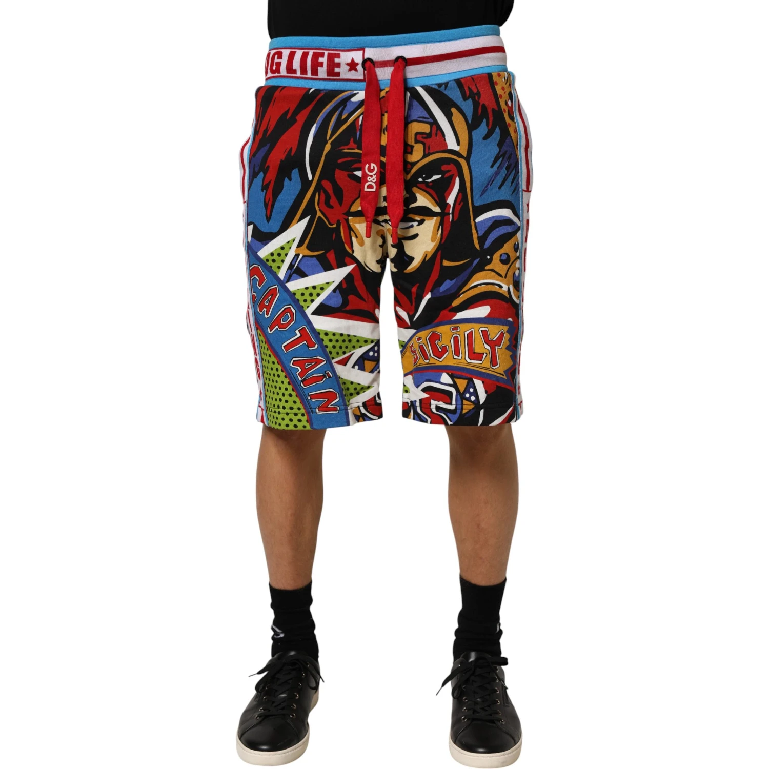 Multicolor Captain Sicily Men Bermuda Shorts