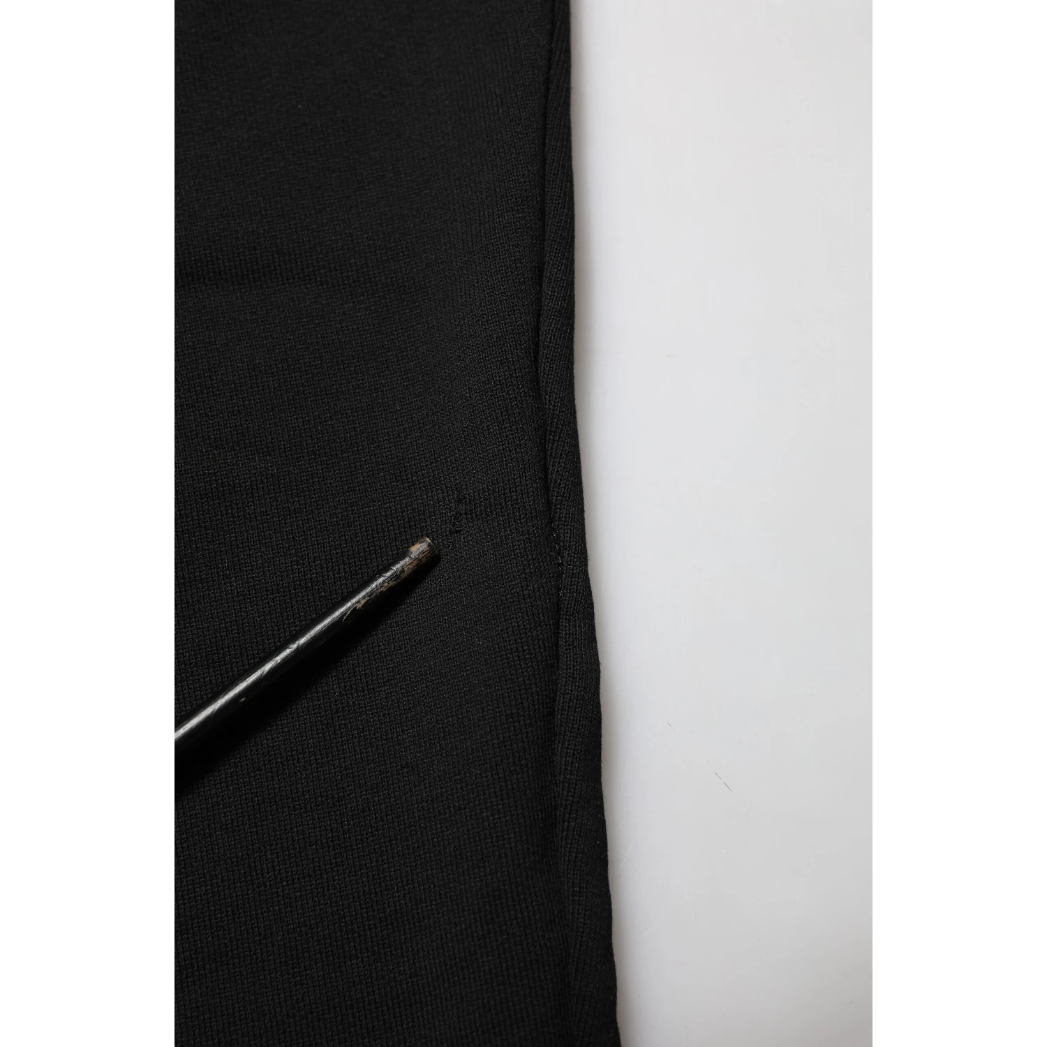 Black DG Logo Cotton Jogger Sweatpants Pants