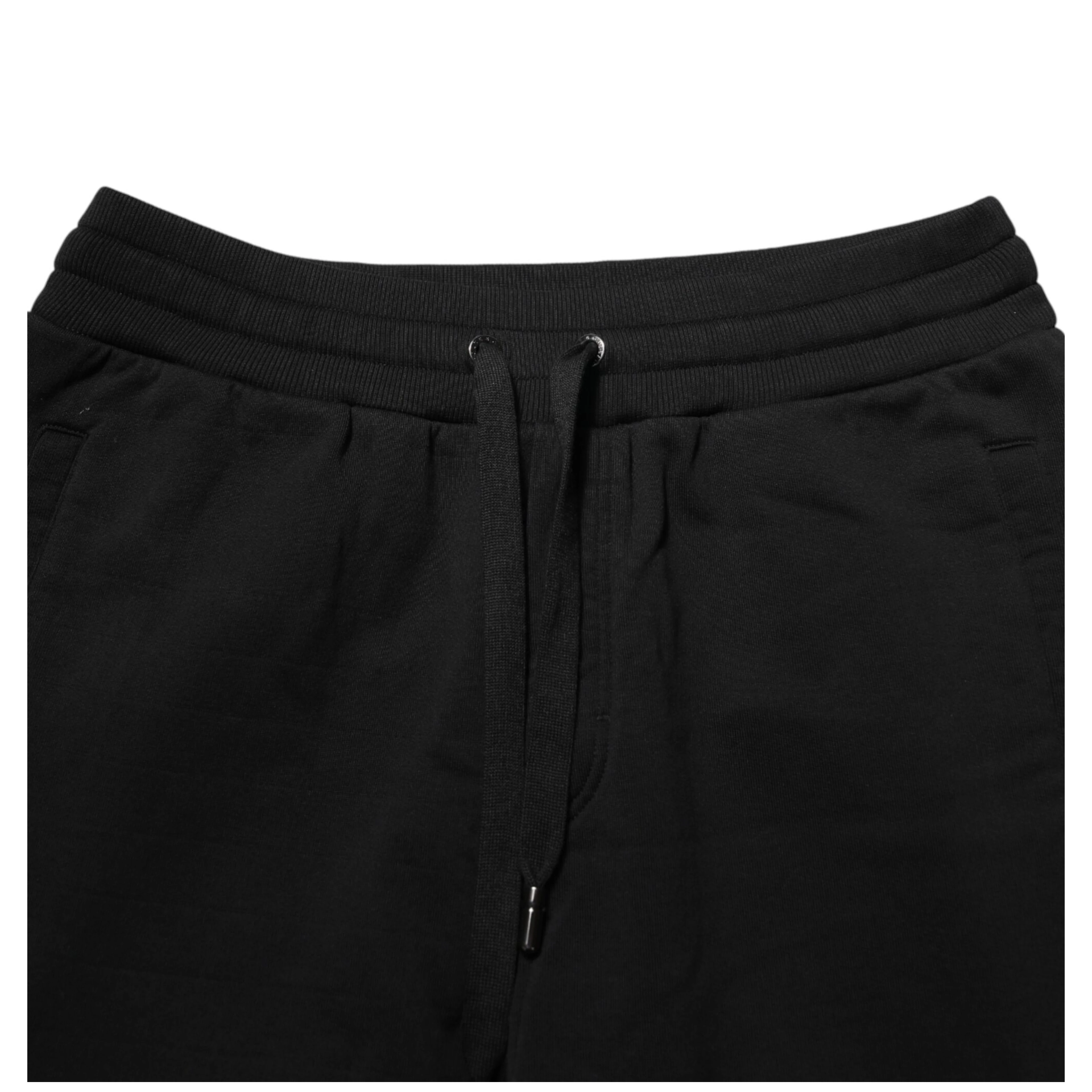 Black DG Logo Cotton Jogger Sweatpants Pants
