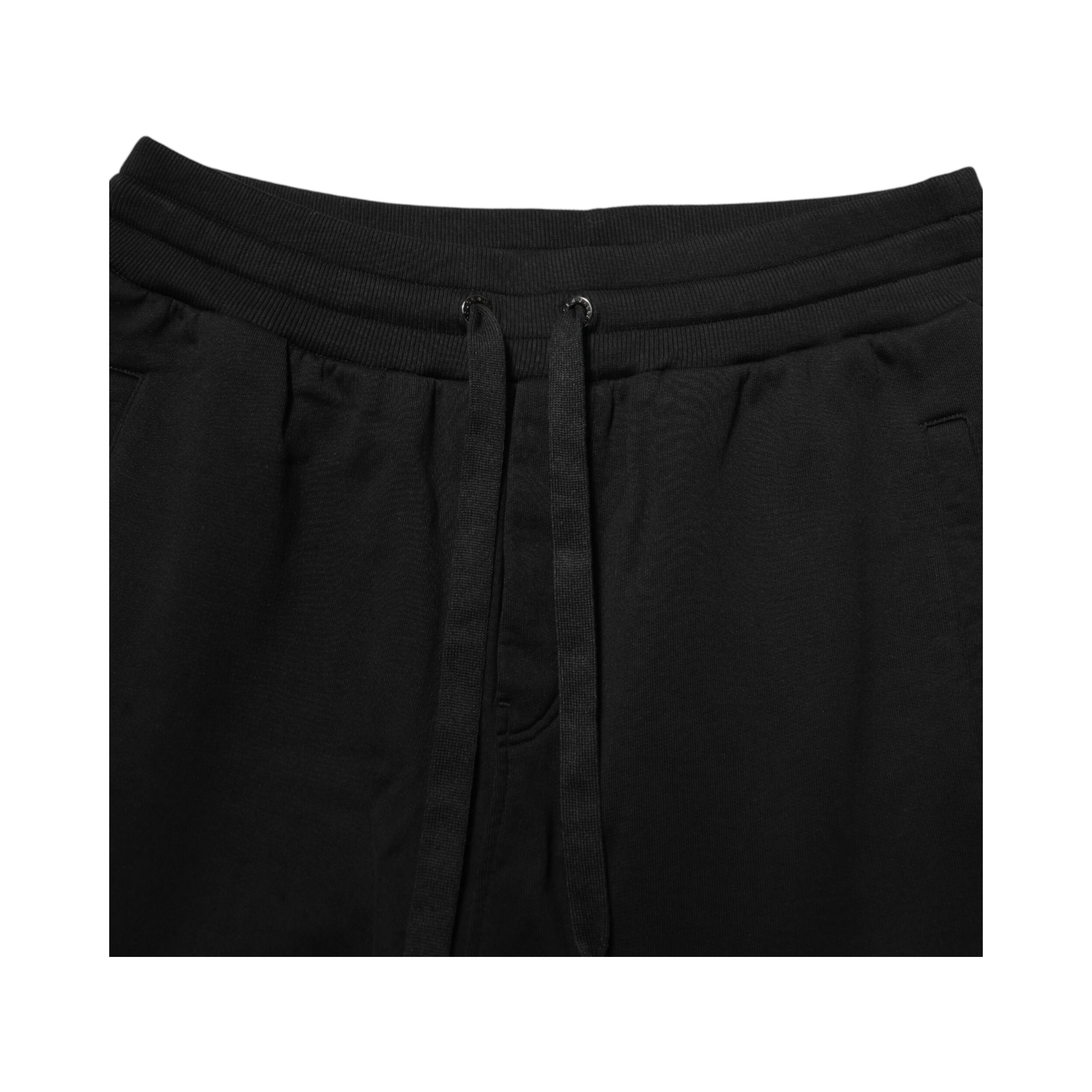 Black DG Logo Cotton Jogger Sweatpants Pants
