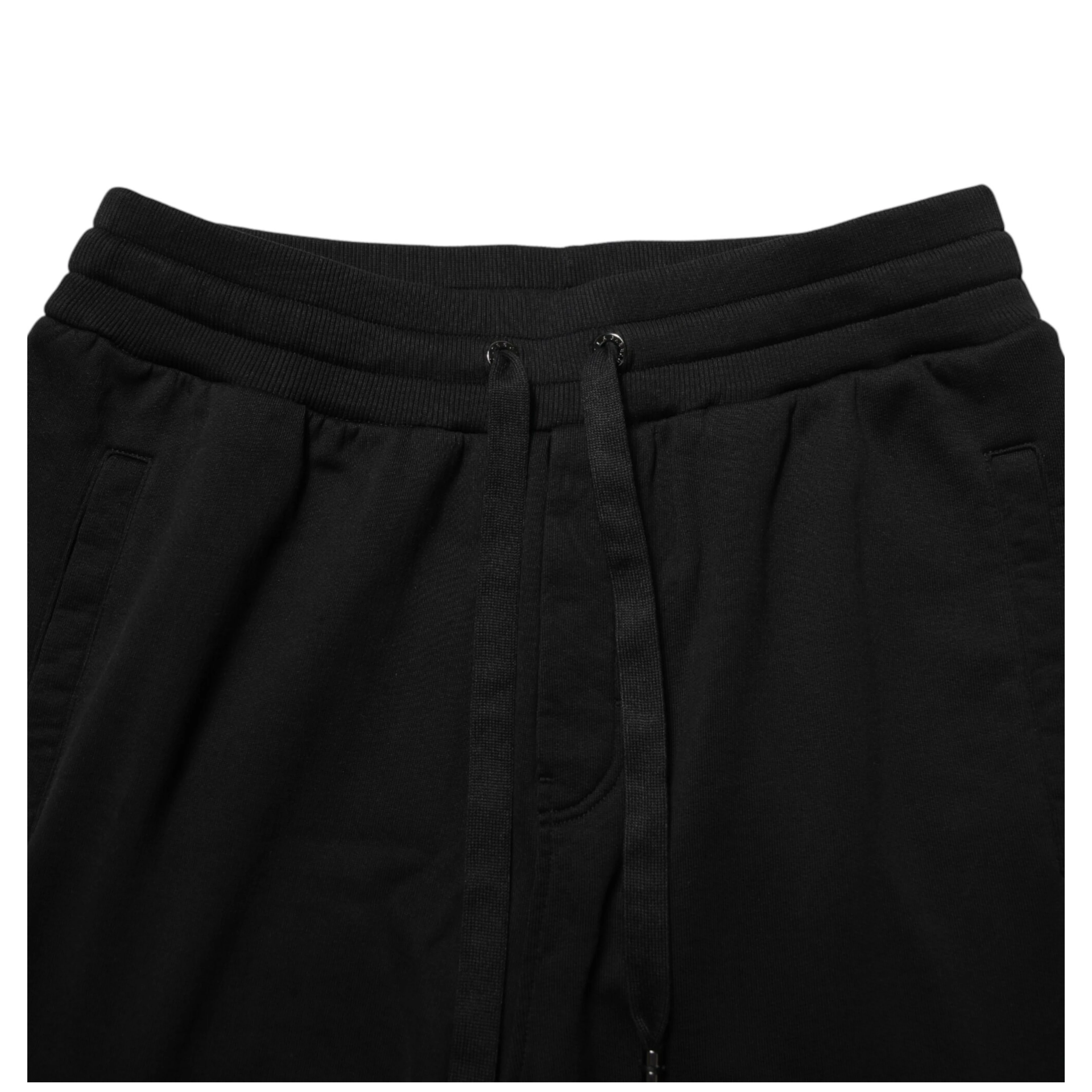 Black DG Logo Cotton Jogger Sweatpants Pants