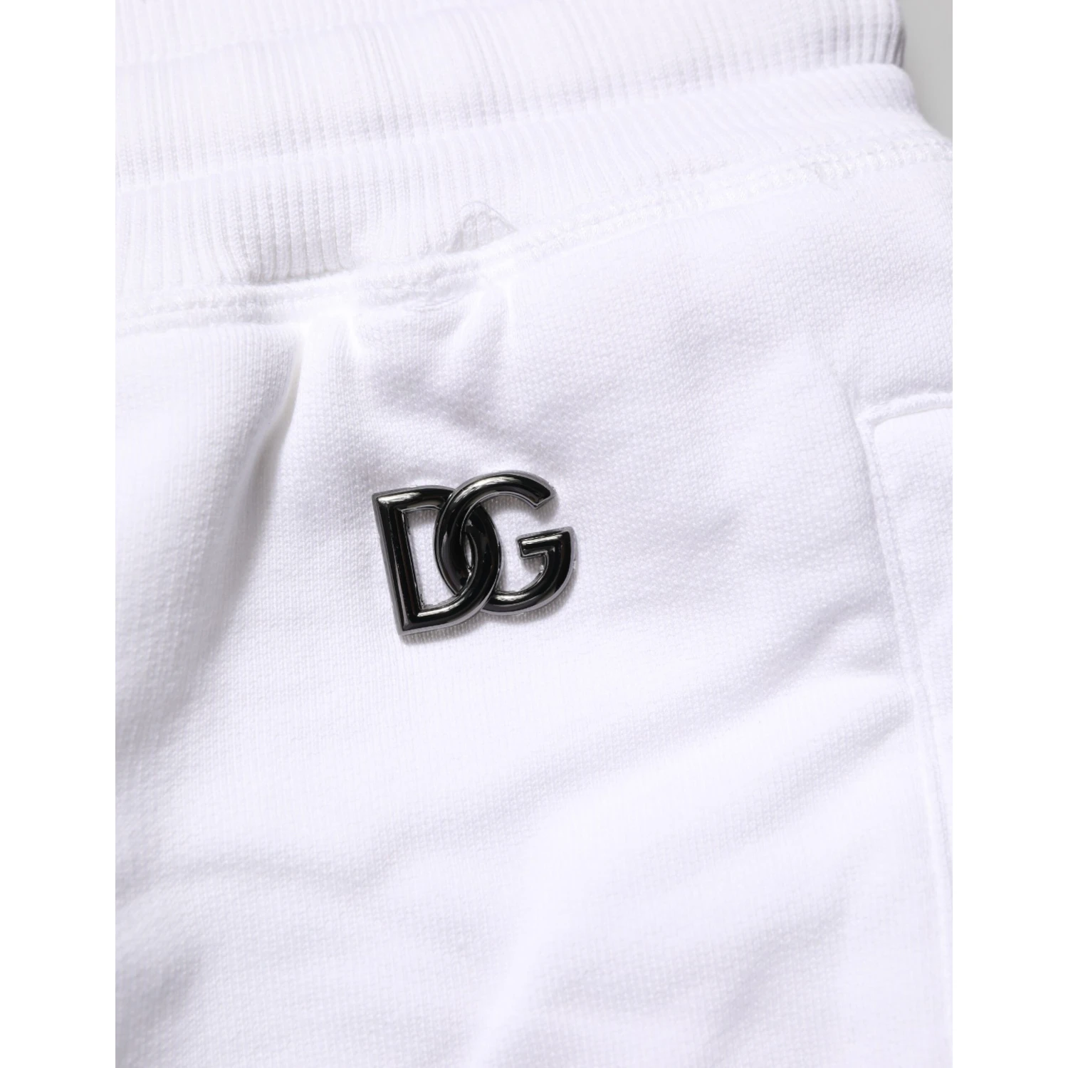 White Distressed Cotton Men Bermuda Shorts