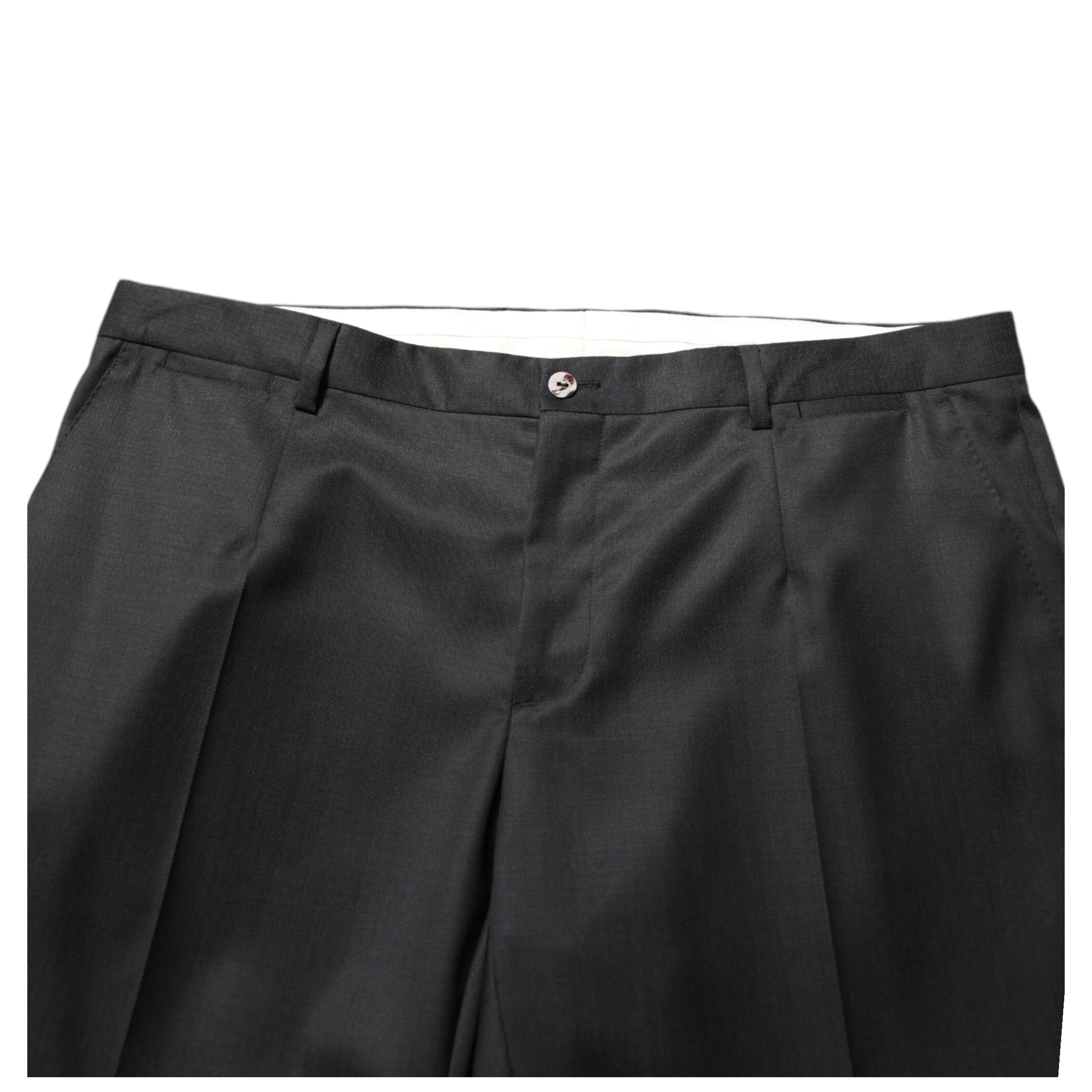 Black Wool Formal Dress Men Trouser Pants