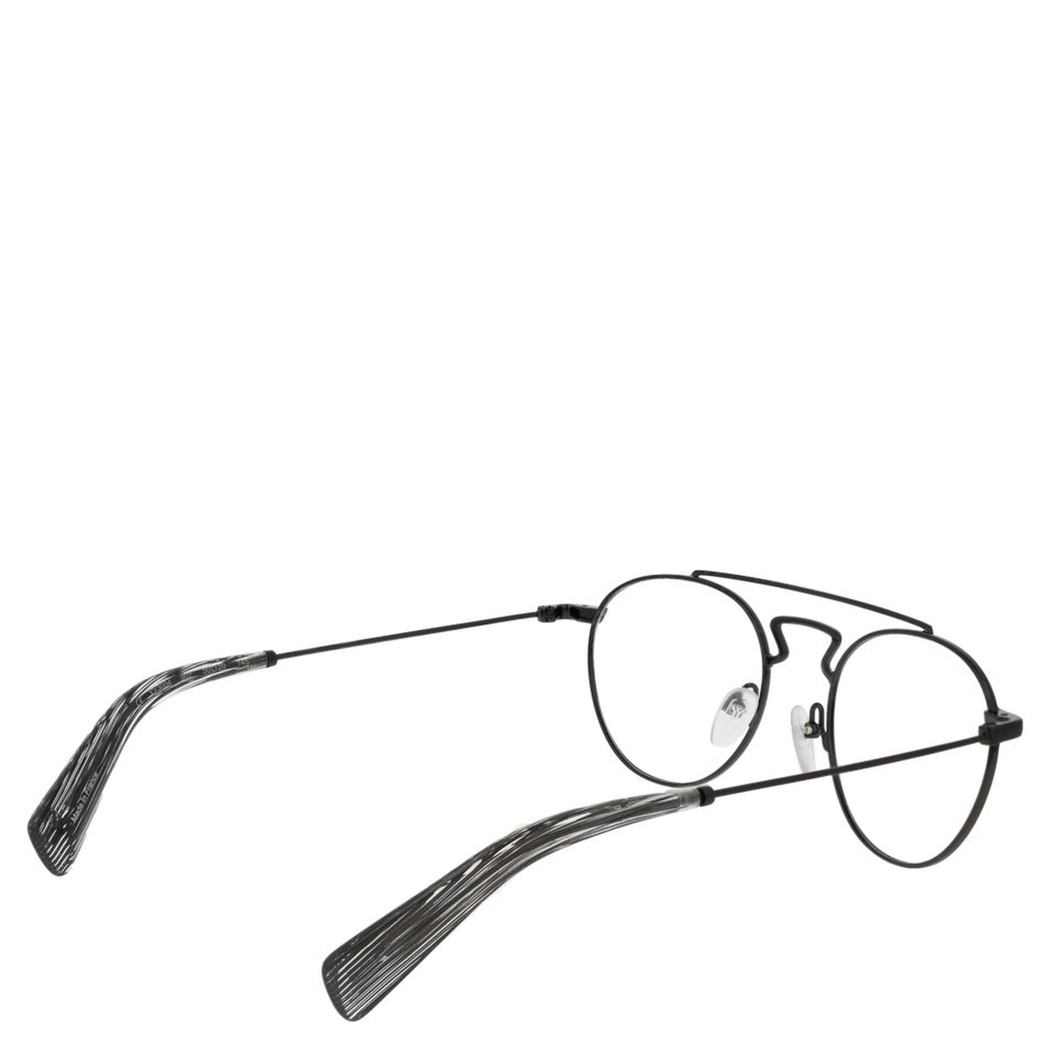 Black Metal Glasses (Frames)