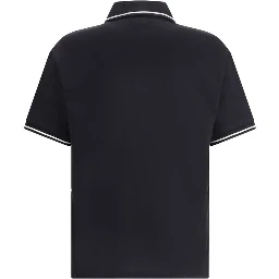 Black Cotton Polo T-Shirt