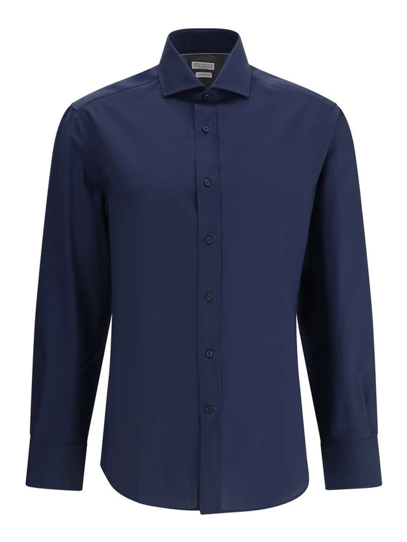 Blue Cotton Shirt