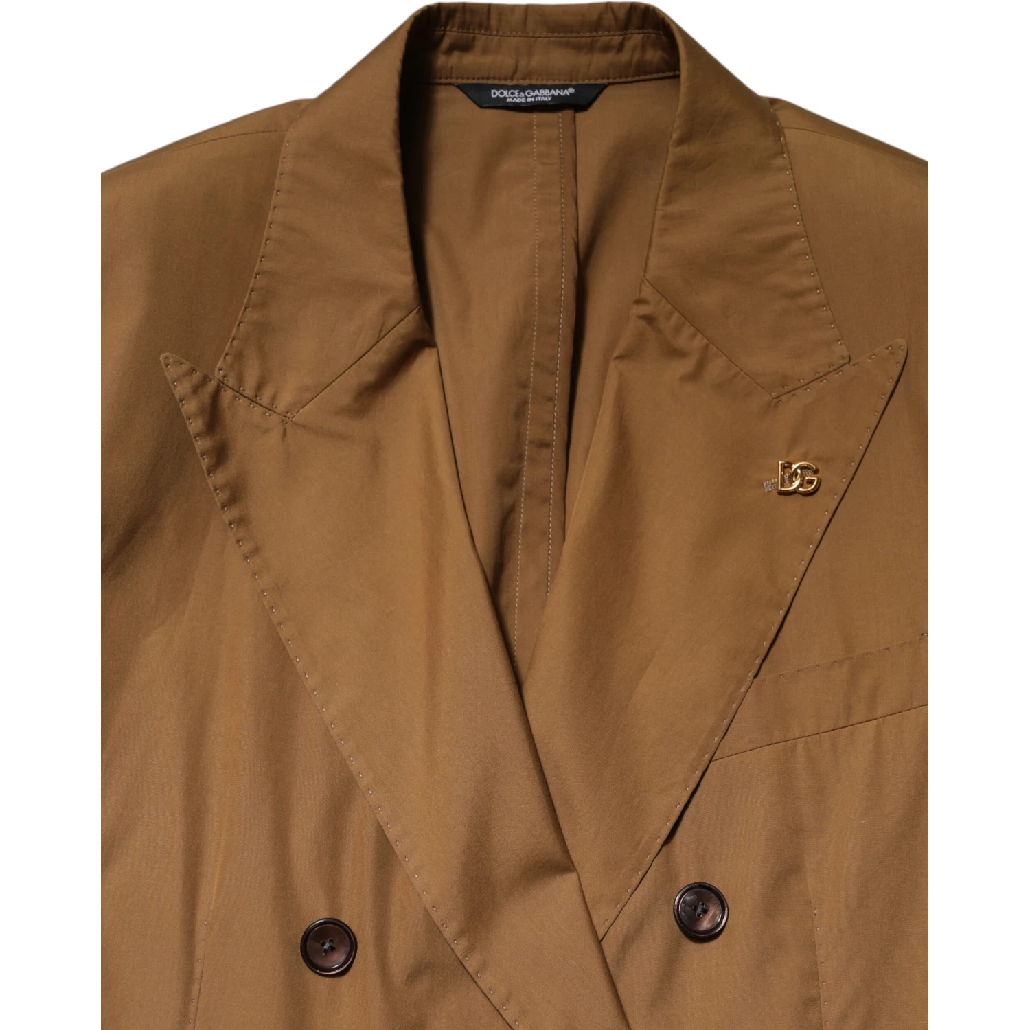 Brown TAORMINA Double-Breasted 2 Piece Suit