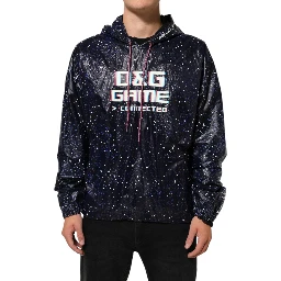 Blue D&G Game Hooded Men Sweatshirt Sweater