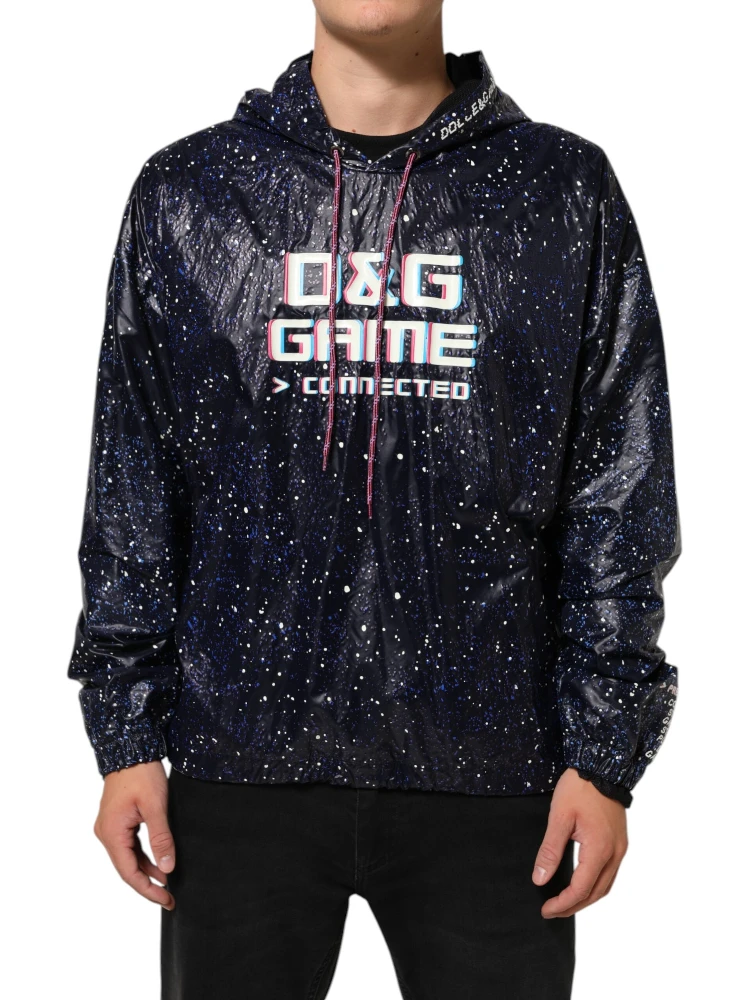 Blue D&G Game Hooded Men Sweatshirt Sweater alternative