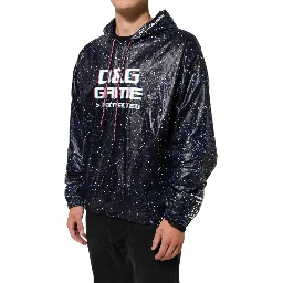 Blue D&G Game Hooded Men Sweatshirt Sweater
