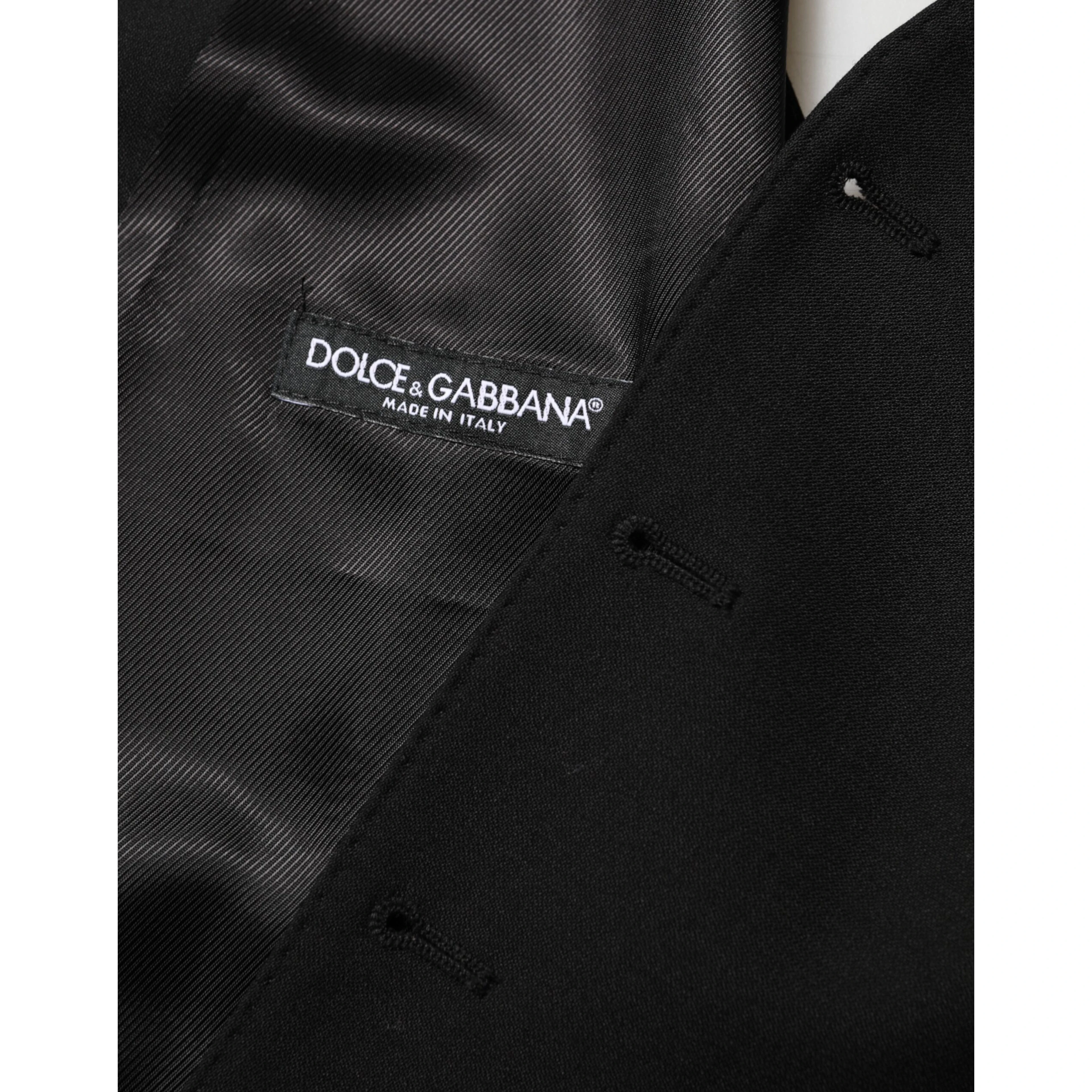 Black Wool Dress Formal Men Waistcoat Vest