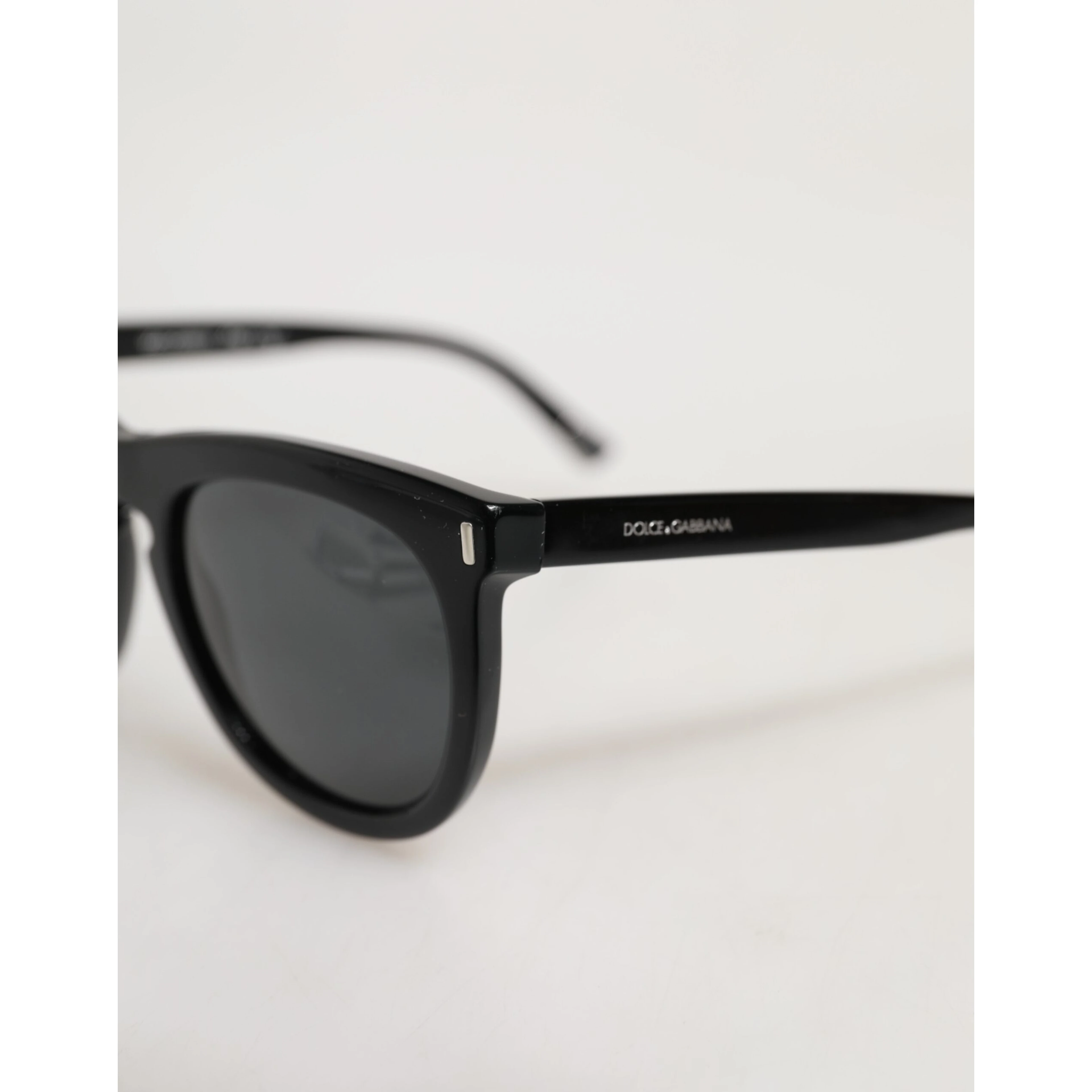 DG4281 Black Round Frame Full Rim Eyewear Sunglasses