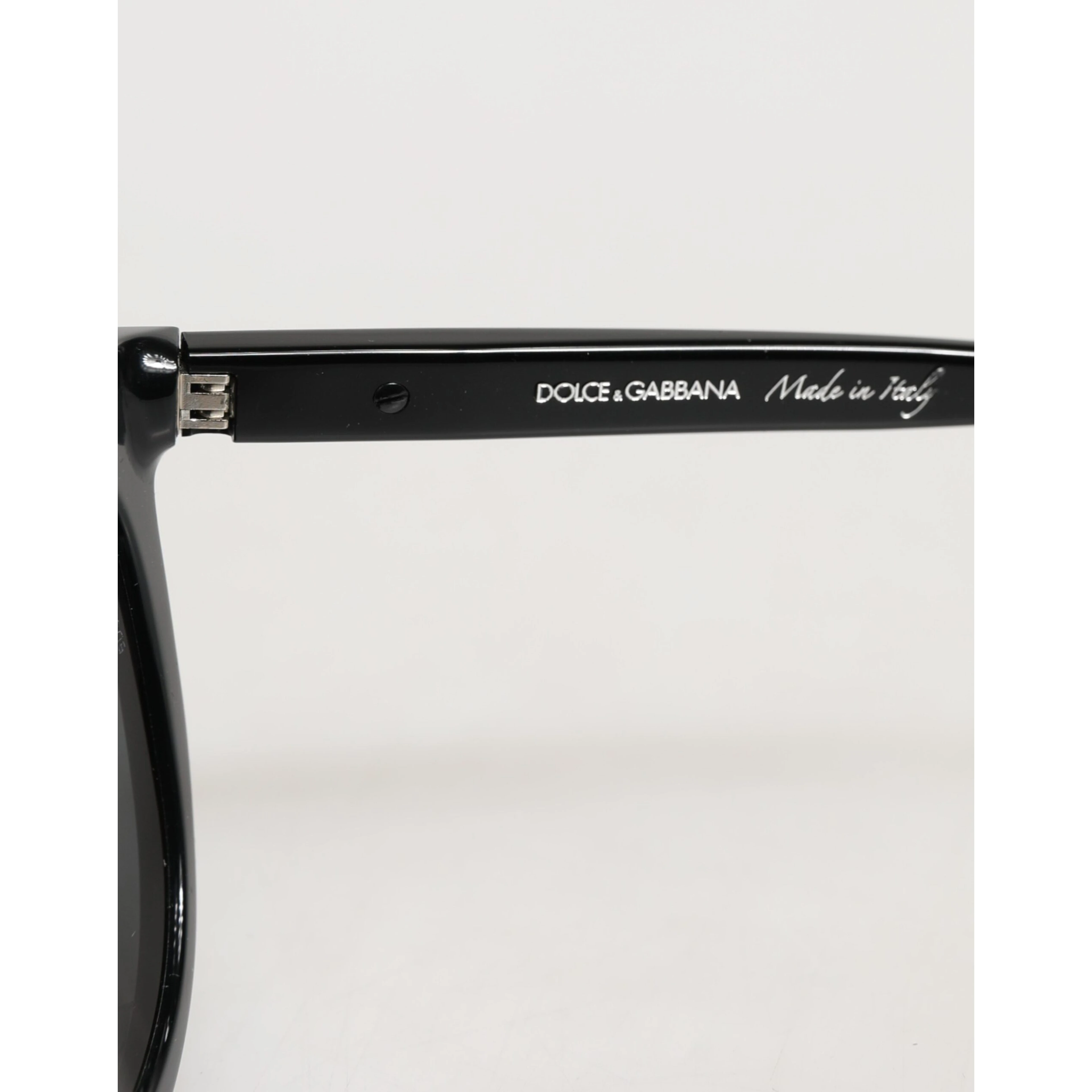 DG4281 Black Round Frame Full Rim Eyewear Sunglasses